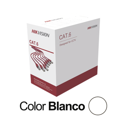 Cable UTP 305 Metros (1000 Pies), Cat 6 (24 AWG)