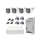 KIT Video Grabación HIKVISION  DVR 4 Canales 