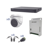 KIT Video Grabación  HIKVISION TURBOHD 1080p DVR 8 Canales 